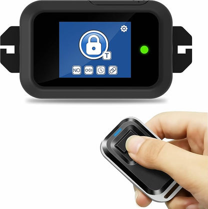UHPPOTE 2-inch Touch Screen Wireless Remote Control with 600lb Electric Magnetic Lock for Outswinging Door Entry Access Control System