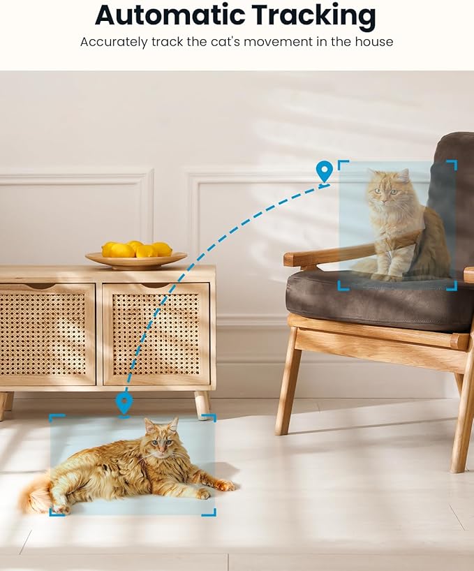 ieGeek Indoor Camera, 2K Cameras for Home Security, 5G Security Camera Indoor, 360° Pet/Dog/Baby Camera with Phone App, AI Tracking, 2-Way Audio, Night Vision, 24/7 SD Card Storage, Alexa