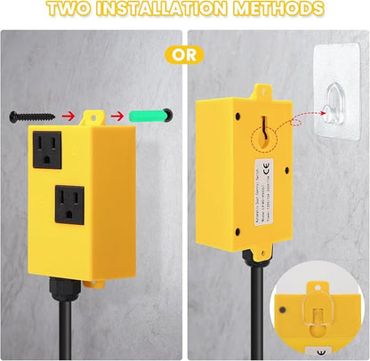 Ortis Automatic Vacuum Switch for Power Tools, with Smart Current Sensing & Delayed Start to Prevent Circuit Overload, Avoids Breaker Tripping, Plug & Play Dust Control Solution LF40