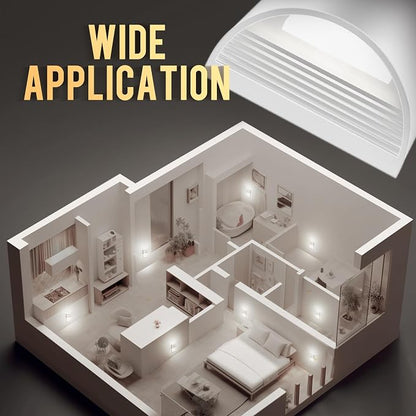 DORESshop Night Light, Night Lights Plug into Wall, Adjustable, 5000K | 3 Level Brightness Adjustable Night Light, Dusk to Dawn Sensor Nightlights for Adults, Bedroom, Bathroom, Hallway, 2 packs