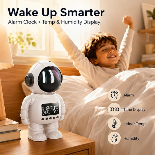 DYPCO 2K Clock Camera for Home Security, Smart Alarm Clock Camera with 2.4G/5G WiFi, Indoor Camera with Phone App, AI Motion Detection, Color Night Vision, Two-Way Audio, Cloud & SD Storage