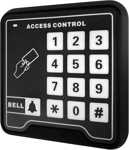 UHPPOTE Full Complete 125KHz RFID Card Outswinging Door Access Control Kit Including 600lbs Force Electric Magnetic Lock
