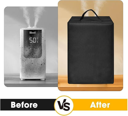 Dust Cover for LEVOIT Humidifiers for Bedroom Home, Smart Warm and Cool Mist Air Humidifier,Heavy Duty Dustproof Anti-Static Nylon Case for OasisMist4.5L Humidifier Protective Cover (Black)
