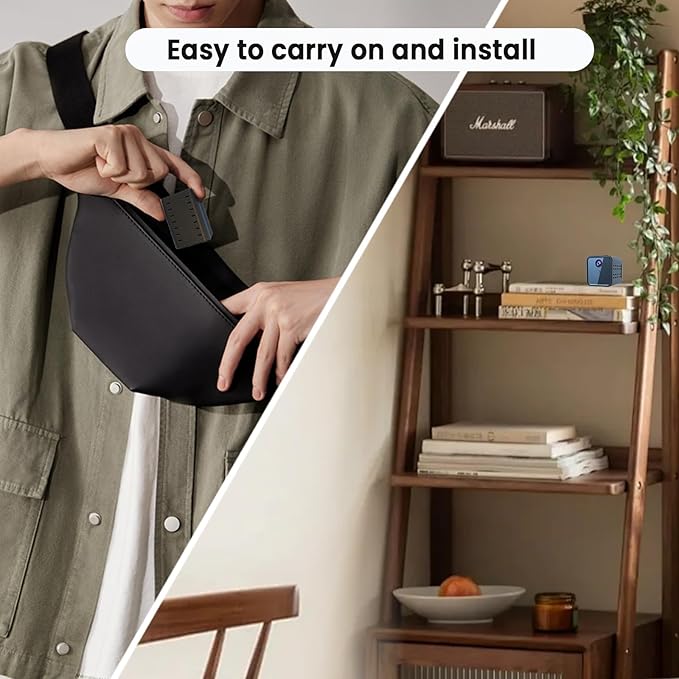 javiscam 4G No WiFi Security Camera, Cellular Security Camera, SIM Inserted, 2K QHD Indoor Camera, Radar Motion, 20-Day Standby Time, Indoor/Car/Trail Use, Portable & Reliable Security Solution