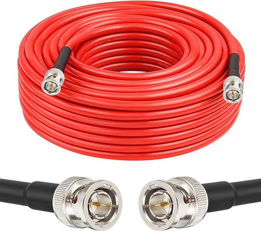 XRDS 12G SDI Cable 75FT, 75ohm RG6 BNC Supports HD-SDI/4K, 3G/6G-SDI for Video Security Camera SDI Converter
