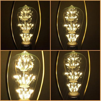 Kiven 3w LED Decorative Vintage Edison Bulbs Antique Style E26 110v Light Bulb Prefer for Indoor Outdoor Pendant Light(Package:1 Pcs)
