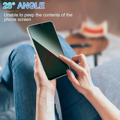2 Pack Privacy Screen Protector for Samsung Galaxy A26 5G[Anti-Spy Tempered Glass], Ultra HD, Anti-Scratch, Bubble-Free, Easy Install 9H Protective Glass for Galaxy A26