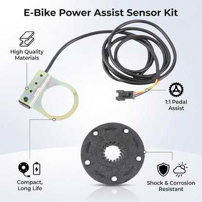 E Pass Sensor Pedal Assist Sensor Power Pedal Assist Sensor, Pedal Assist Sensor, Electric Cycling Accessory Parts Set, Pedal Assist Sensor Magnet