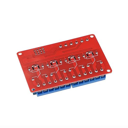 2PCS 4-Channel 12V Relay Module with Optocoupler Isolation – High/Low Level Trigger Control for Arduino, Raspberry Pi, PLC – Industrial Automation, Smart Home DIY (Supports AC/DC Loads)