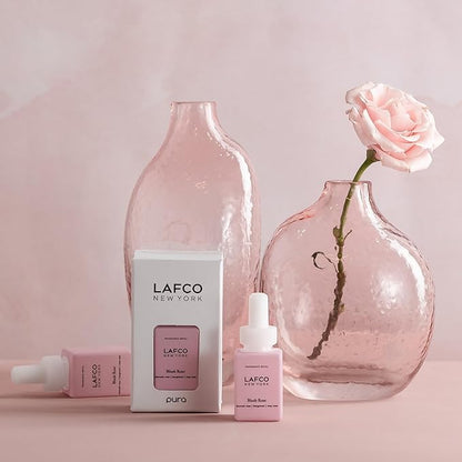 LAFCO New York Pura Smart Device Refill, Blush Rose - Pack of 2 - Vial Delivers Up to 2 Weeks of Fragrance Life - Made in the USA