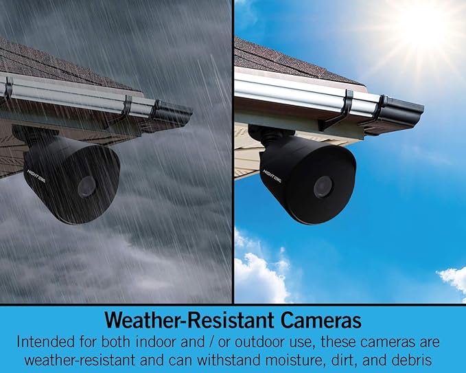 Night Owl 1080p HD Wired Indoor/Outdoor Add-On Cameras, 100 ft. of Night Vision, Wide Viewing Angle and Color Night Vision (2-Pack)
