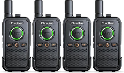 ChunHee Wireless Intercom System, 2 Way Voice Intercom for Home, 1.5-Mile Long Range, 16 Channels Portable Intercom with VOX & SOS Alarm, Easy Install Intercom for Elderly, Business & Basement