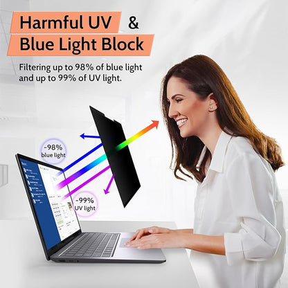 Mamol Magnetic Privacy Screen for 14.4 inch Microsoft Surface Laptop Studio, Removable Anti Spy Glare Blue Light Filter, Surface Laptop Studio 2/1 Privacy Screen Protector 14 in