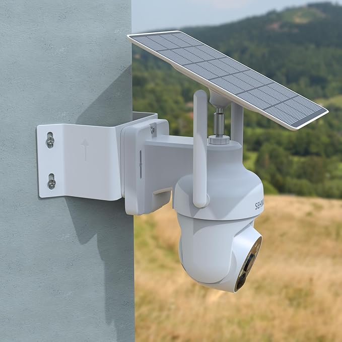 Corner Mount Compatible with SEHMUA Solar Security Cameras (RBX-S45/ RBX-S44/RBX-S40/RBX-S73/RBX-SD22) and Reolink Argus PT 3MP/4MP/5MP/2K, 4K/8MP, Reolink Go PT Ultra Camera（White）