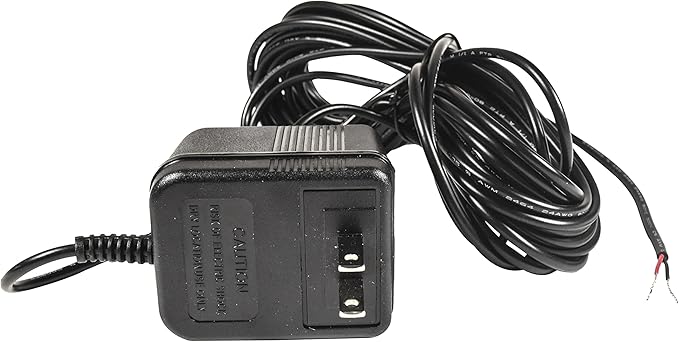 HQRP 24-Pack 24V AC Adapter Transformer Compatible with Ecobee Google Nest Honeywell Emerson Ecobee4 Smart WiFi Thermostat, Wyze Ring Blink Video Doorbell C-Wire, 25ft Cable, ETL Listed