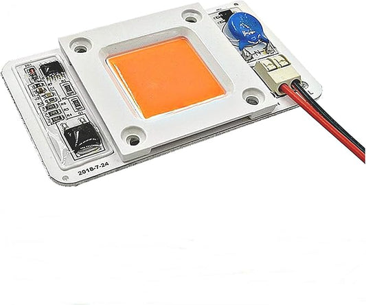 50W Driverless Solderless LED Chip Integrated Smart IC DIY (Full Spectrum-Pink 400-780NM)