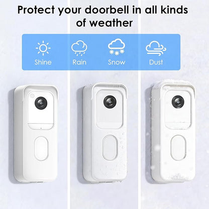 No Drill Door Mount for Blink Video Doorbell (2025 2nd Gen), Adhesive Mounting Bracket Accessories for Security System, Not for Blink Video Doorbell (2021&2023 Release), White