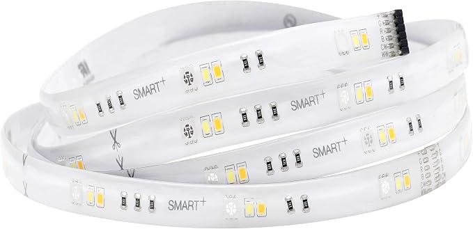 SYLVANIA Smart LED WiFi Full Color Light Strip, 6.5 ft, Dimmable, Compatible with Alexa and Google Home Only - 1 Pack (75704)