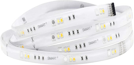 SYLVANIA Smart LED WiFi Full Color Light Strip, 6.5 ft, Dimmable, Compatible with Alexa and Google Home Only - 1 Pack (75704)
