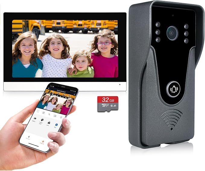 WiFi Video Intercom System + 150FT RVV 4 Wire/Cable Bundles