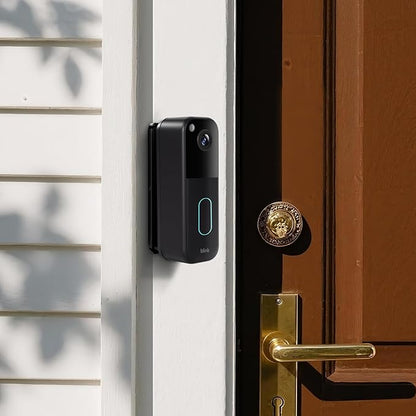 All-New Blink Doorbell Angle Mount, Adjustable 30–55 Degrees Corner Mount for Blink Doorbell Camera 2nd Gen(Newest Model), Angled Mounting Bracket Wedge Kit, Wide Viewing Angle Holder, (Black)