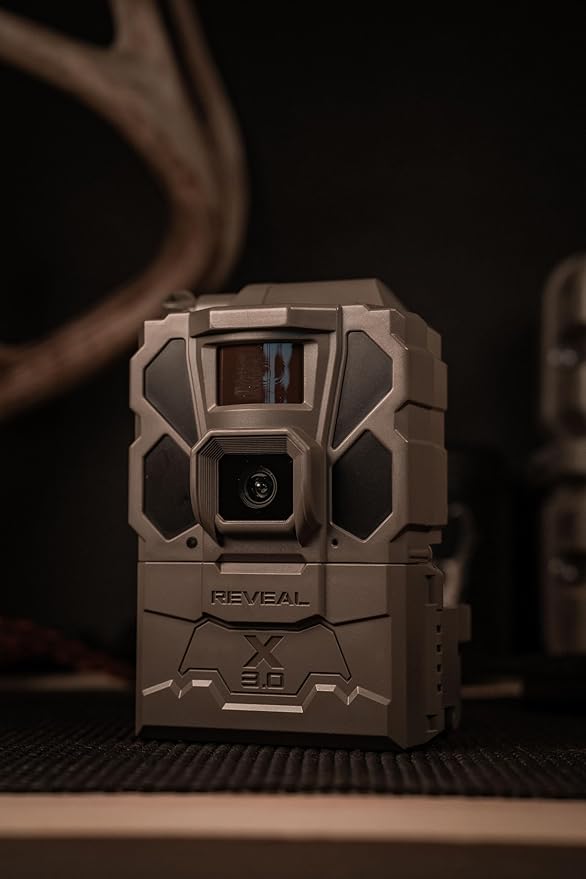 TACTACAM Reveal X Gen 3.0 Cellular Trail Camera: Auto Connect 4G LTE, 4K Photo, 1080p Video, Low-Glow IR Flash, No SD Card Needed, Long Battery Life – Best Hunting, Game & Property Monitoring Camera
