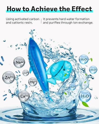 Leemone Humidifier Cleaner Float Shark & Fish -Humidifier Accessories Compatible with All Humidifiers and Fish Tanks(6 Pack)