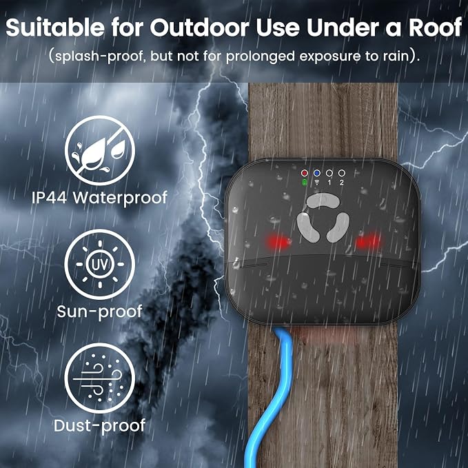 WiFi Sump Pump Alarm, Dual Float Switch, 90dB, Free App Alerts