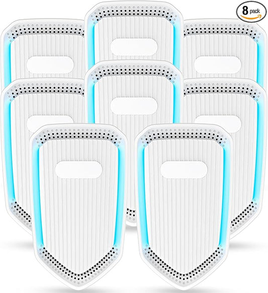 2026 Upgraded Air Ionizer Purifier for Home, Plug-in Negative Ion Generator Air Freshener for Bedroom Bathroom Kitchen Pet Room, Quiet Filterless Ionic Air Cleaner for Smoke Dust, 8 Pack