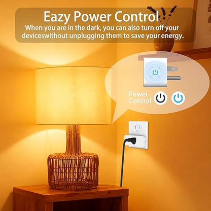 Smart Pro Series Energy Monitoring Plug 15A, Compatible with Alexa and Google Home, Smart Outlet Time Schedule with APP Remote Control, 2.4GHz Wi-Fi Only, ETL FCC Listed 2Pack