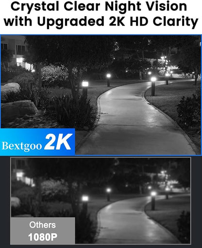 Peephole Camera for Apartment Door, 2K Doorbell Camera with 4.3" Monitor