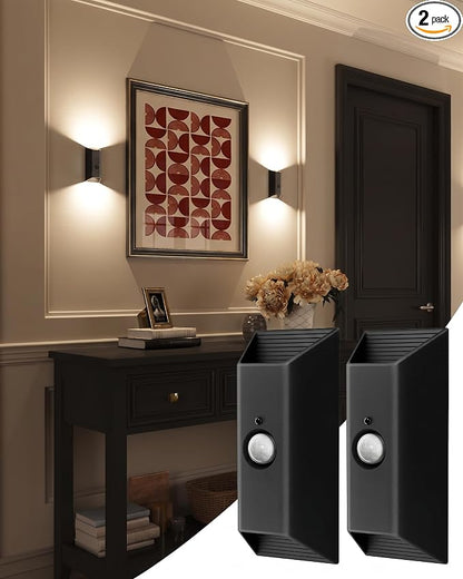 EZVALO Motion Sensor Wall Light with Remote Control, Rechargeable Wall Sconce, 3 Color Temps, Dimmable, Magnetic, LED Indoor Wireless Wall Lamp, 4000mAh, for Hallway, Stair, Entryway, Renters