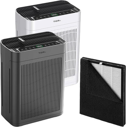 True 13 HEPA Filter Replacement Compatible with MK-AP01 / K2 / AP300 Air Purifier, H13 Grade, High Efficiency Replacement Filters for Pollen, Smoke, Dust, Pet Dander (1 Pack)