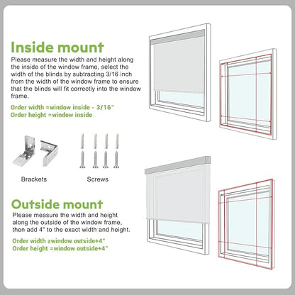 Motorized Blinds with Remote，100% Blackout Smart Blinds Motorized Roller Shades Compatible with Alexa Automatic Blinds for Windows Electric Window Blinds Customized Size Forsted Noir