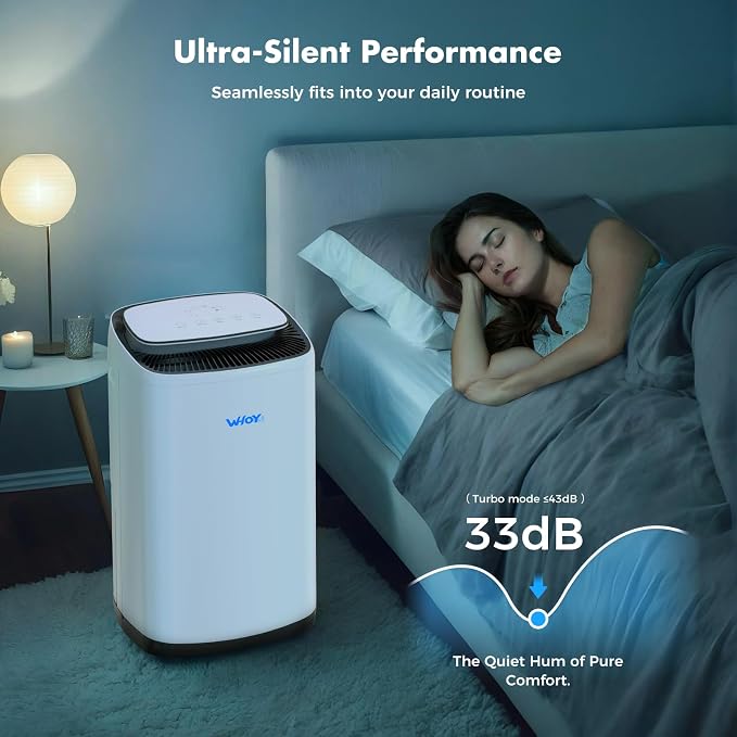 80 Pint Dehumidifier for Basement, 50 Pint DOE, Drain Hose, 5000 Sq Ft