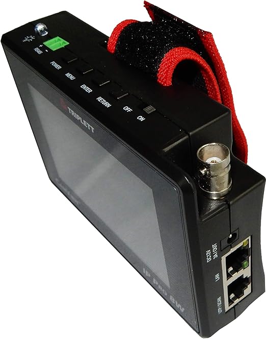 Triplett 8066 CamView IP Pro-8W CCTV Camera Tester with PoE, Network Test, and 4" IPS Touchscreen - NTSC/PAL, HD-CVI 3.0, AHD 3.0, HD-TVI 3.0