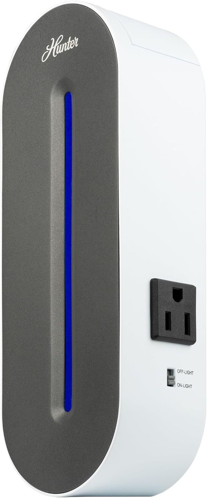 Hunter Plug-in UV Air Sanitizer, White – Whisper Quiet UV-C Air Sanitizer, Matches A Variety of Room Decors and Styles