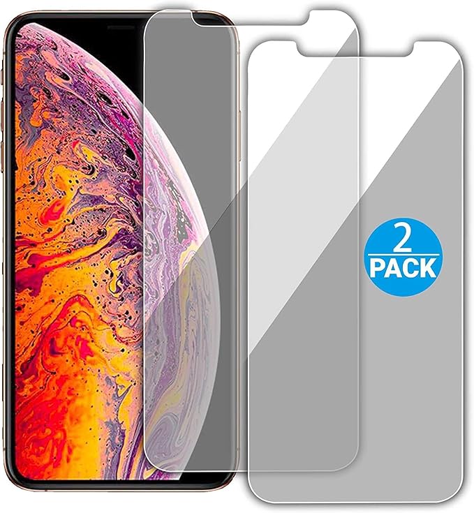 Ailun Privacy Screen Protector for iPhone 11 Pro Max/iPhone Xs Max [6.5 Inch] 2Pack Anti Spy Private Case Friendly Tempered Glass