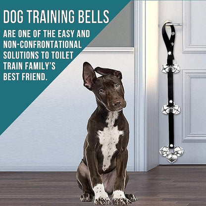 BLUETREE 2 Pack Dog Doorbells Premium Quality Training Potty Great Dog Bells Adjustable Door Bell Dog Bells for Potty Training Your Puppy The Easy Way - 7 Extra Large Loud 1.4 DoorBells