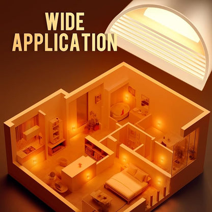 DORESshop Night Light, Night Lights Plug into Wall, Adjustable, Amber | 3 Level Brightness Adjustable Night Light, Dusk to Dawn Sensor Nightlights for Adults, Bedroom, Bathroom, Hallway, 4 packs
