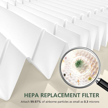 AP-1512HH & 200M Filter Compatible with Coway Airmega AP-1512HH and 200M Air Purifiers, Compared to Part # 3304899, 1 Efficient Filter and 2 Pet Care Pre-Filters, Pink