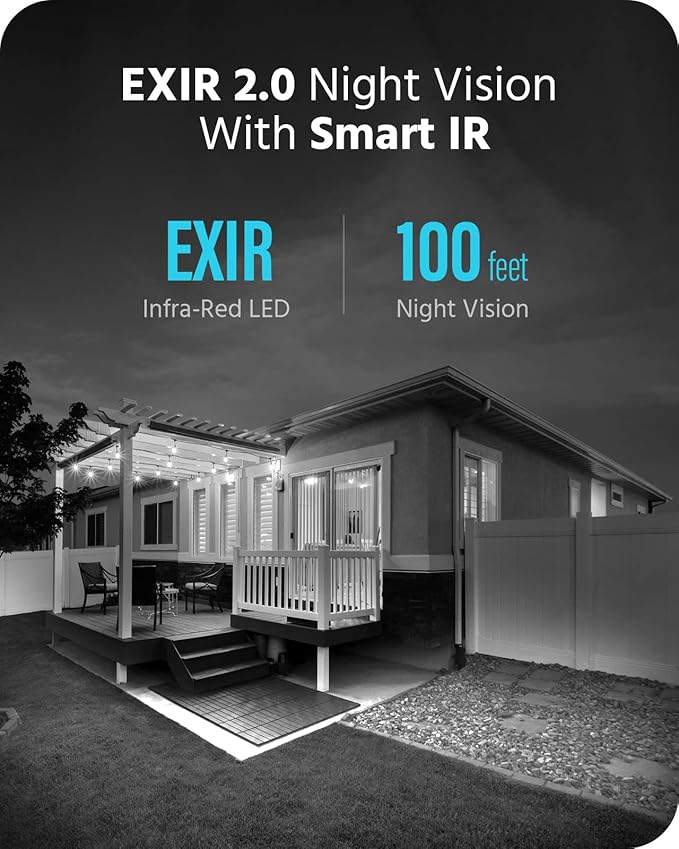 ANNKE 4K Security Camera System, 8CH 8MP AI DVR with Human & Vehicle Detection, 2TB HDD and 8 x 4K IP67 Bullet Home & Surveillance Cameras, Work with Alexa, Easy Remote View, Smart Color Night Vision