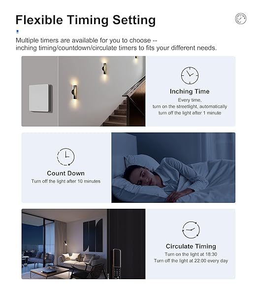 EWeLink 4-Channel Smart WiFi Relay Switch Module, AC7-32V, APP Remote Control, Bluetooth RFRemote Control, Point/Self-Locking/Interlocking, Compatible with Alexa Google Home