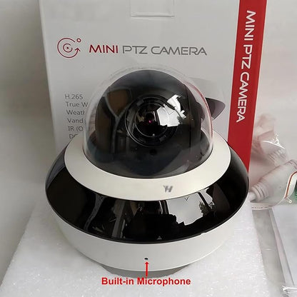 DS-2DE2A404IW-DE3,Hik 4MP PTZ PoE Camera Outdoor, 4X Optical Zoom, 16X Digital Zoom, 355° Pan & 90° Tilt, IP66, IK10,H.265+,DarkFighter (2.8-12MM) Lens International Version Fully Upgrade-able