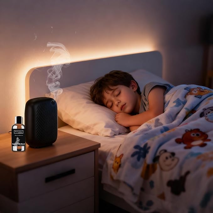 Smart Scent Air Machine Pro for Home, Waterless Essential Oil Diffuser, 400ML Diffuser with 100ML Roy Tranquility Essential Oil for Large Room and Commercial Use, Cover Up to 2000 Sq.Ft