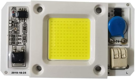 50W Driverless Solderless LED Chip Integrated Smart IC DIY (Pure White 6000-7000K)