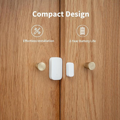 Aqara Door and Window Sensor T1, Mini Wireless Contact Sensor for Smart Home Security and Automation, Requires Aqara Hub, Zigbee 3.0, Works with Apple HomeKit, Alexa, IFTTT