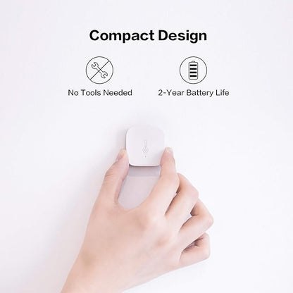 Aqara Zigbee Temperature and Humidity Sensor, Wireless Thermometer Hygrometer for Home Automation, Remote Monitoring, Requires Aqara Hub (not 3rd-Party), Compatible with Apple HomeKit, Alexa, IFTTT