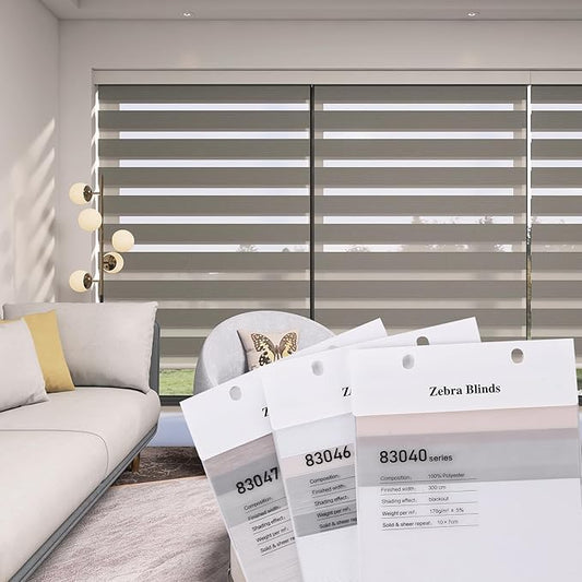 ACMEART Blackout Fabric Samples for Motorized Zebra Blinds (Multicolor)