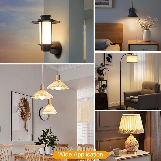16-Pack Dimmable Light Bulbs - 100W Equivalent, A19 LED Bulbs 1500LM, Warm White 3000K, No Flicker, E26 Base for Kitchen, Bedroom, Office